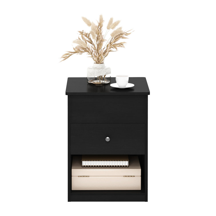 Ebern Designs Jensen Lift Top Nightstand, White Wayfair.co.uk